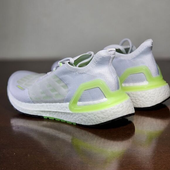 Adidas Ultraboost Summer Ready Running Shoes Grey White Green S.RDY FY3472 7.5 - Picture 6 of 16